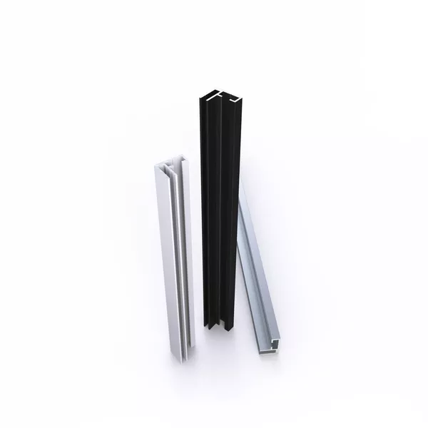 200x250cm - rama DECO S18, profil srebrny, dekor dąb 30x40mm