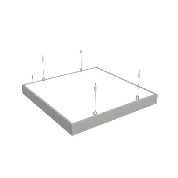 100×100 cm – wall-mounted S100T frame, rear LED backlight, silver profile [CLONE]