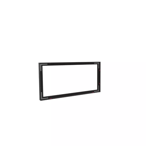 88x50cm - ściana nad drzwiami Modularico M50, profil czarny