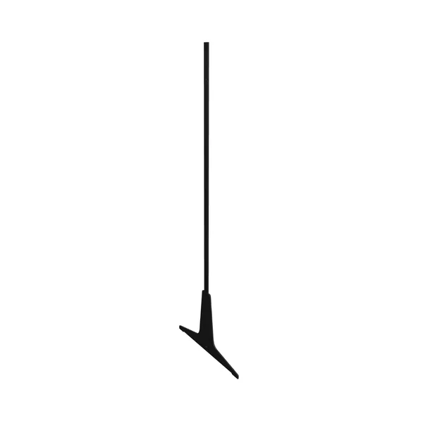 250cm - Stopa środkowa dwustronna M50, kolor czarny