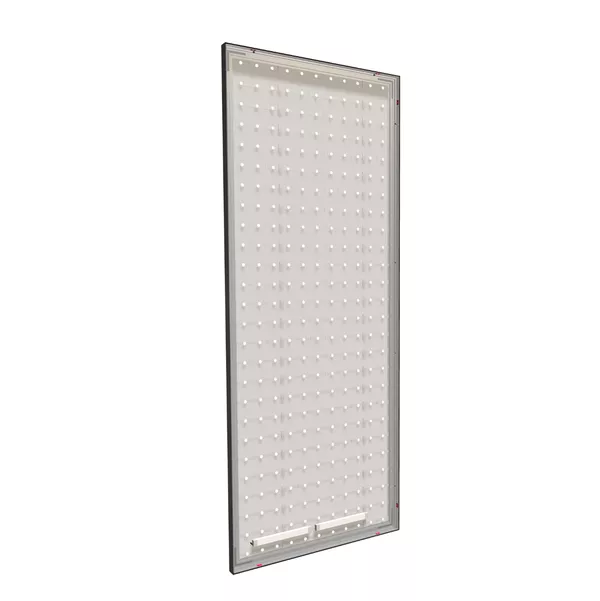 98x250cm - standard wall with upper exit Modularico M50LED, black profile