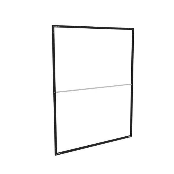 Wall Frame S25 200x250 cm, Black Profile