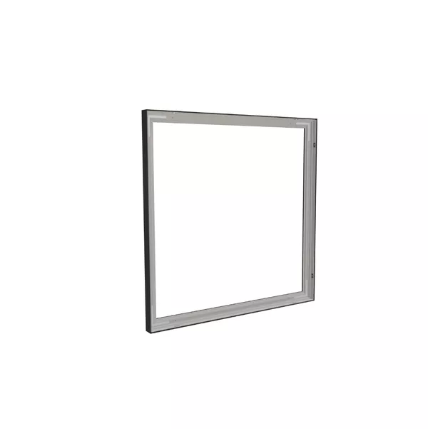 Cadre Murale S50T 100x100 cm, Profil Noir