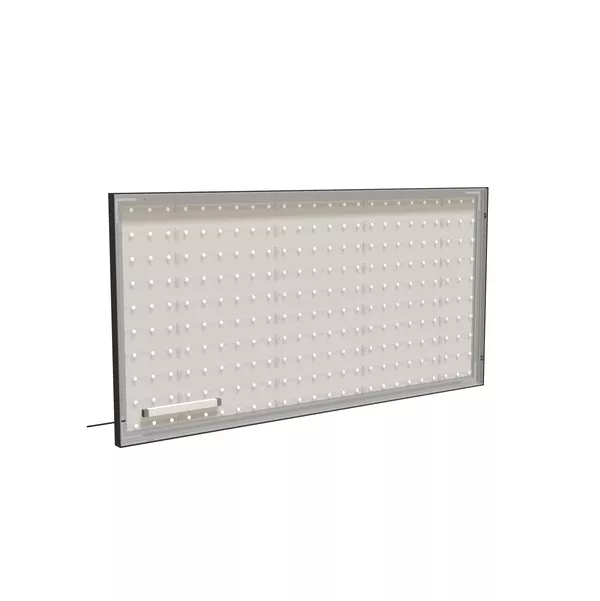 200x100cm - ścienna rama S50T LED, profil czarny