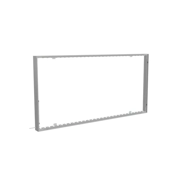 LED Wall Frame S100 200x100 cm, Silver Profile