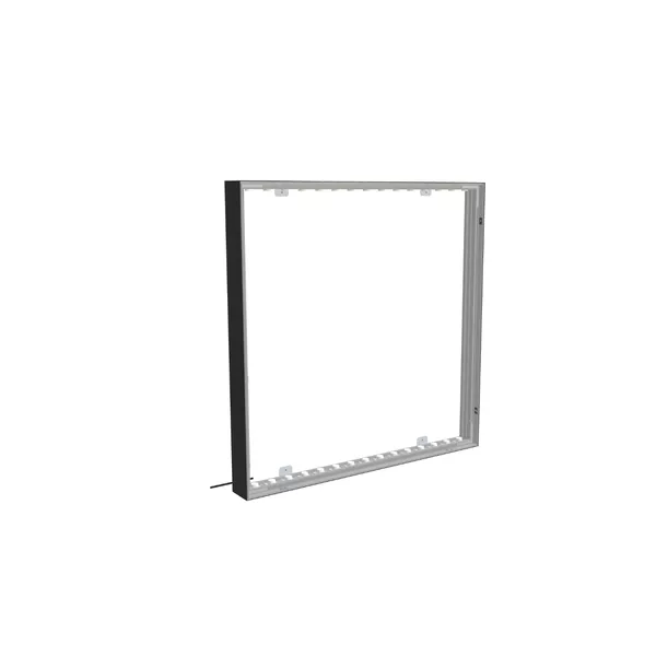 LED Wall Frame S100 100x100 cm, Black Profile