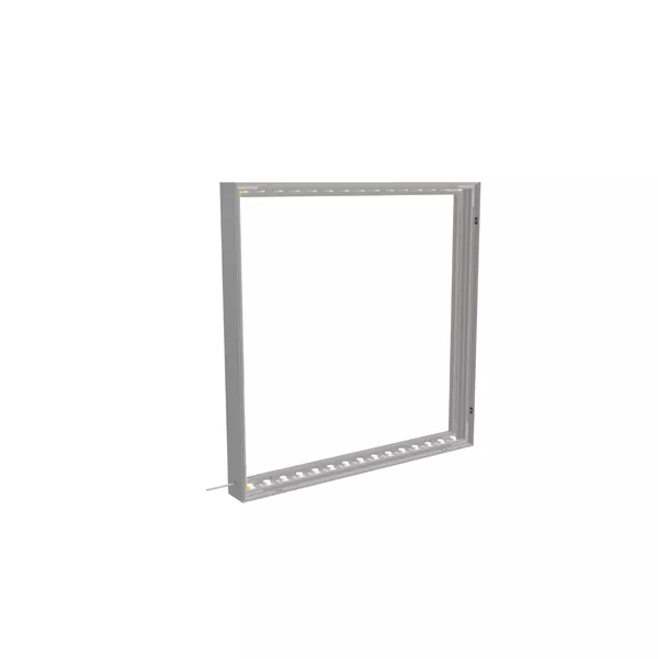 Wall Frame S100T LED 100x100 cm, Silver Profile