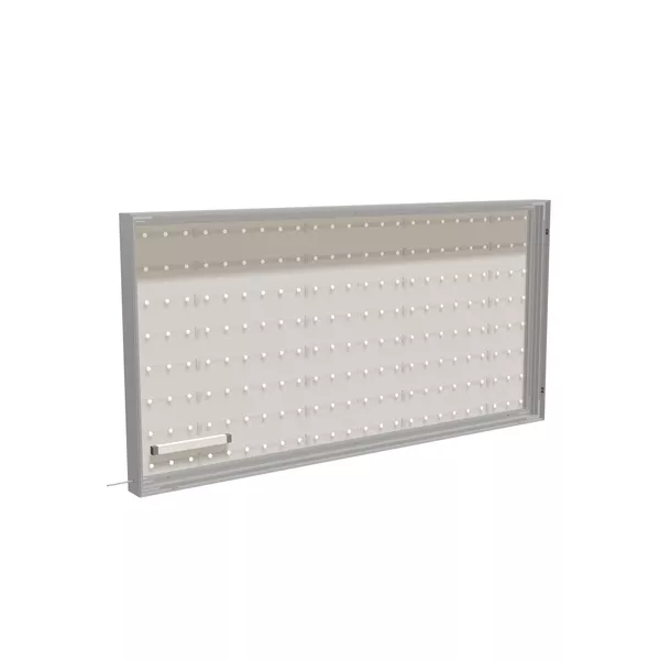 200x100cm - S100T LED Wall Frame Rear, Silver Profile