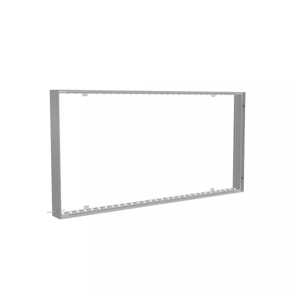 Wall Frame S150D LED 200x100 cm, Silver Profile