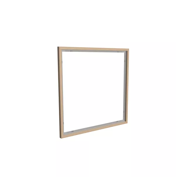 100x100cm - Wall Mounted SEG Frame S18, silver [CLONE] [CLONE] [CLONE] [CLONE]