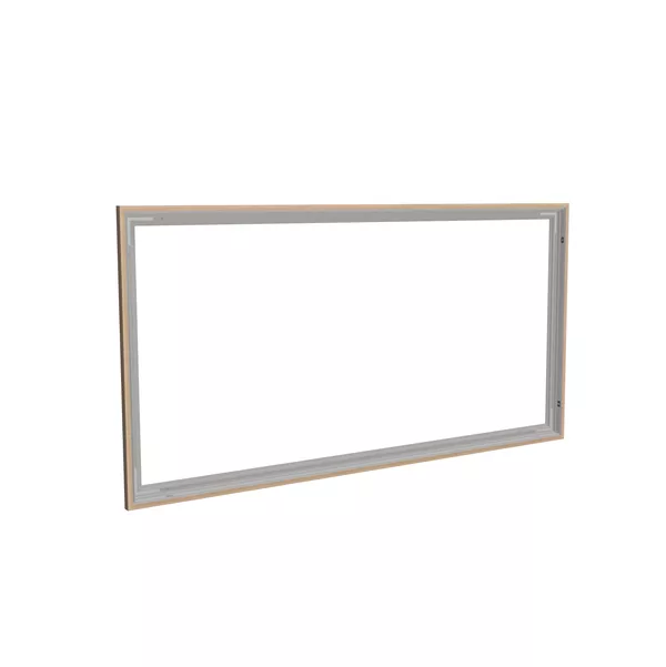 100x100cm - cadre mural S50T, profil argenté [CLONE] [CLONE] [CLONE]