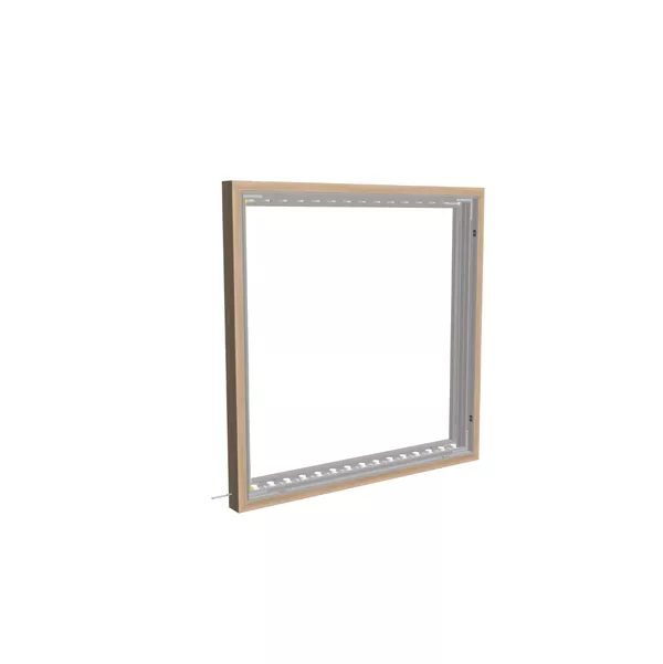 100x100cm - Freestanding S100 LED SEG Frame, silver [CLONE] [CLONE] [CLONE] [CLONE] [CLONE] [CLONE] [CLONE]