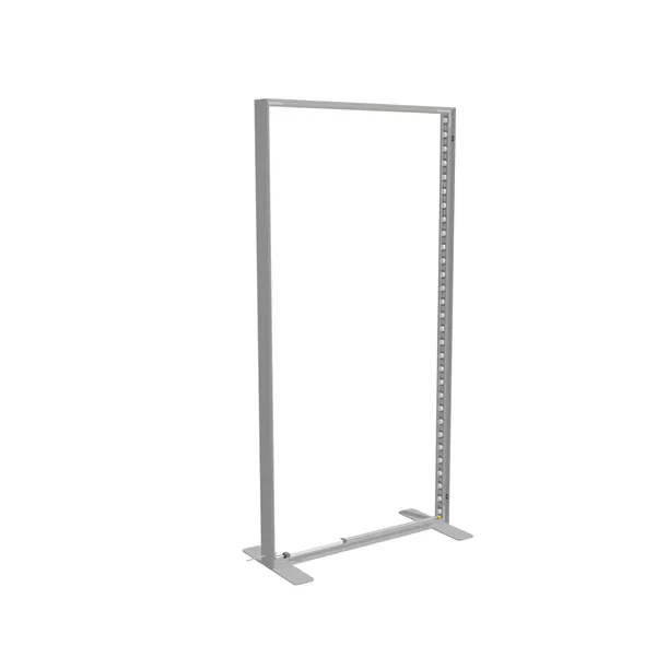 100x100cm - Freestanding SEG Frame S100 LED, silver, feet [CLONE]