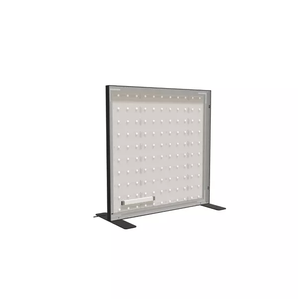 100x100cm - cadre mural S50T LED, profil argenté [CLONE] [CLONE] [CLONE] [CLONE]