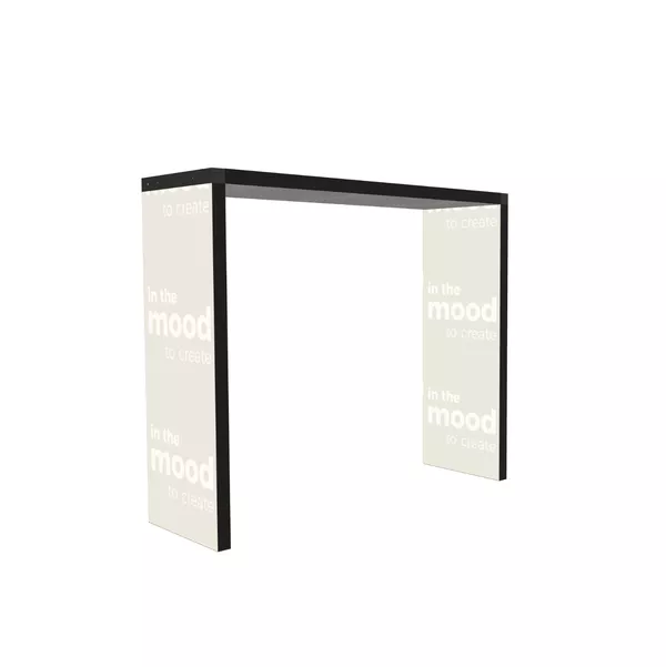 Modularico BRIDGE M100LED Messestand, 300x260x100 cm