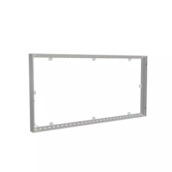 200x100 cm - Smart Frame S100 LED Frame Outdoor, Silver Color [CLONE]