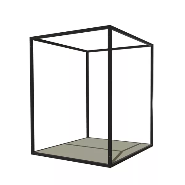 Modular Room Box, 200x200x250cm, cadre de base, plancher systémique