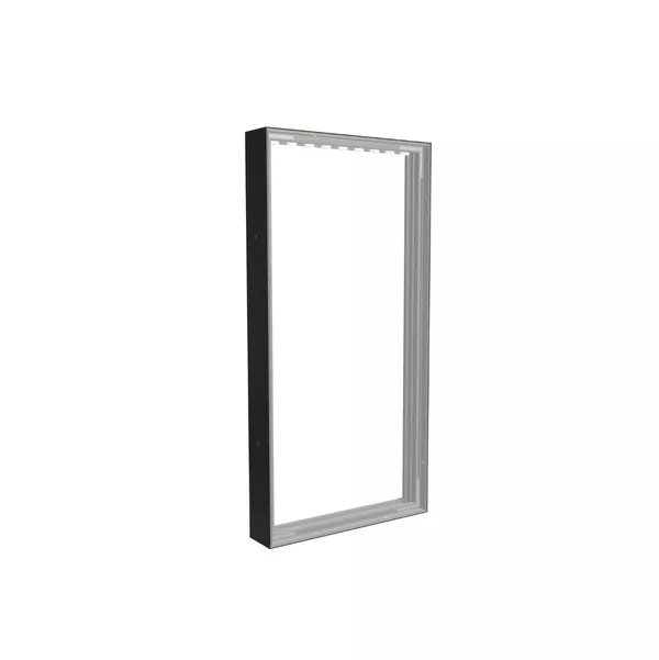 50x100cm - Modularico M100LED wall extension, black profile