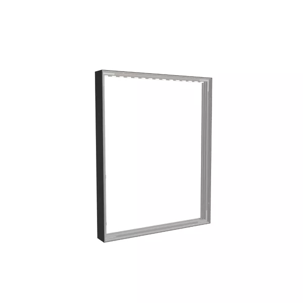 80x50cm - extension de mur Modularico M100LED, profil noir [CLONE]