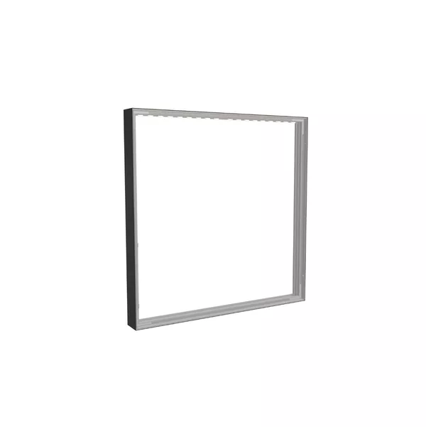 100x100cm - extension murale Modularico M100LED, profil noir