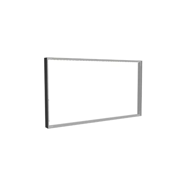 180x100cm - Modularico M100LED wall extension, black profile