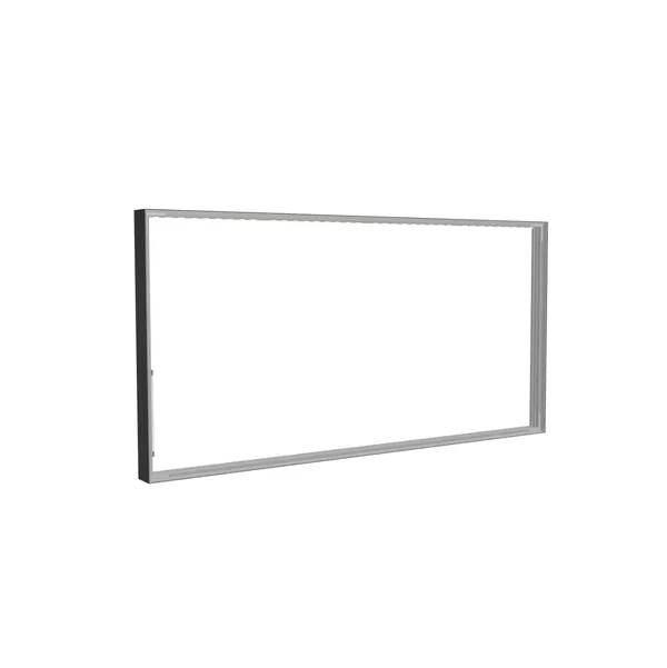 200x100cm - Modularico M100LED wall extension, black profile