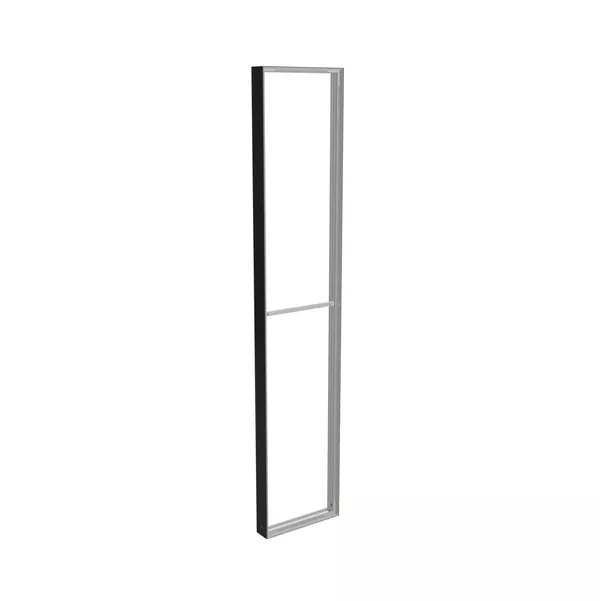 50x250cm - ściana standardowa Modularico M100, profil czarny