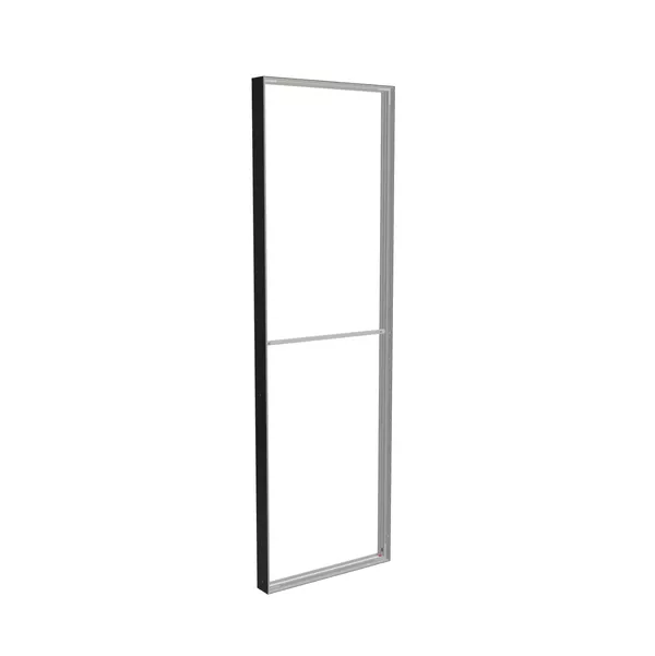 78x250cm - ściana standardowa Modularico M100, profil czarny