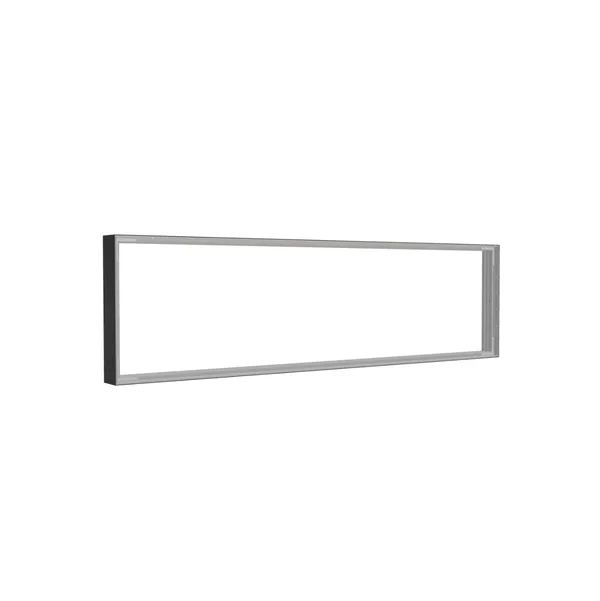 180x50cm - Modularico M100 wall extension, black profile