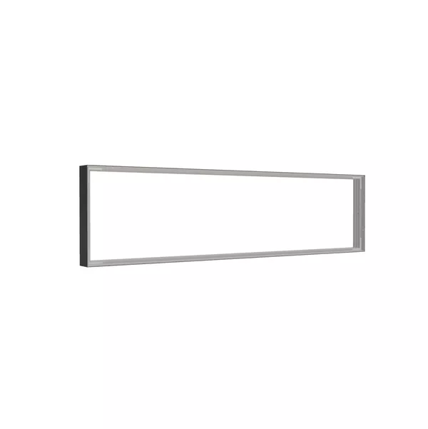 190x50cm - wall extension Modularico M100LED, black profile [CLONE]