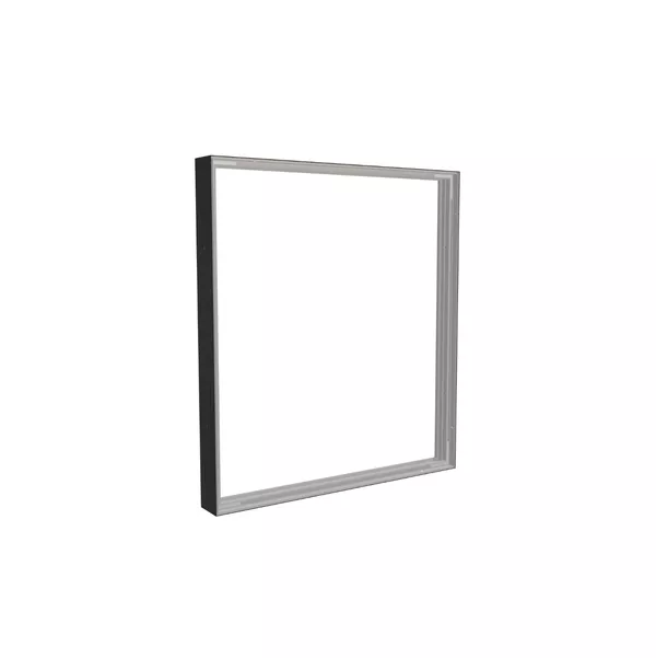 90x50cm - wall extension Modularico M100LED, black profile [CLONE] [CLONE]