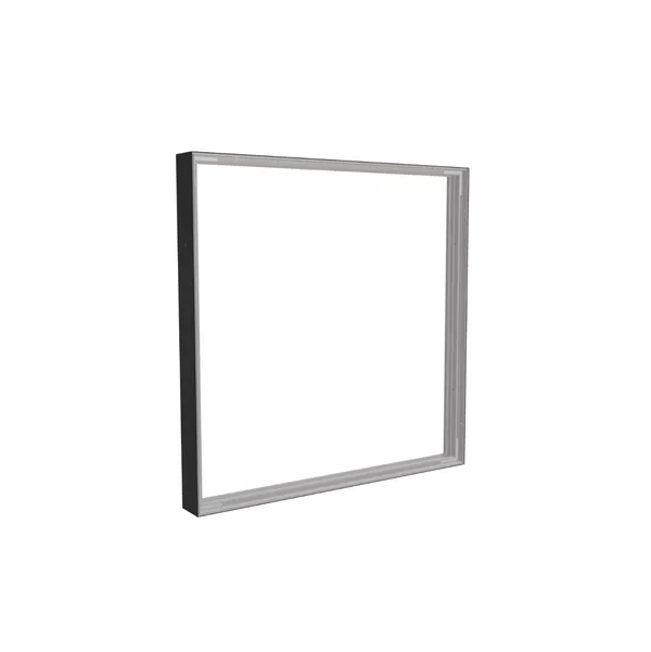 100x100cm - Modularico M100 wall extension, black profile