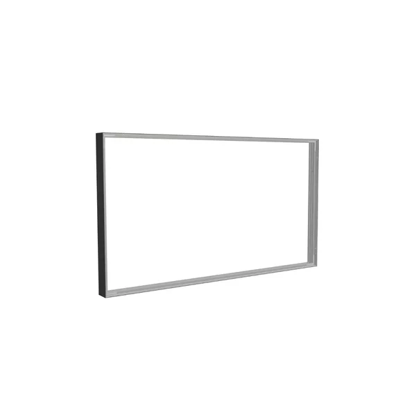 180x100cm - Modularico M100 wall extension, black profile