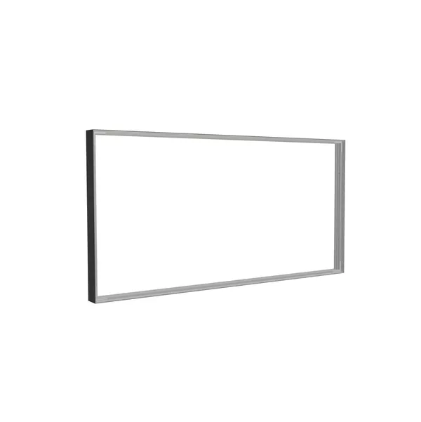 200x100cm - Modularico M100 wall extension, black profile