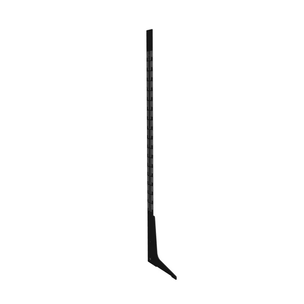 250cm - Right side rail for Faro M100 shelf, foot, black color