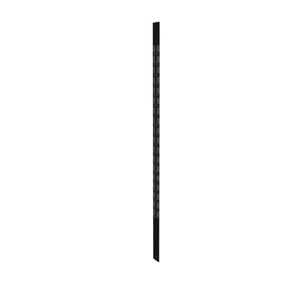 250cm - Rail latérale droite pour étagère Faro M100, couleur noire