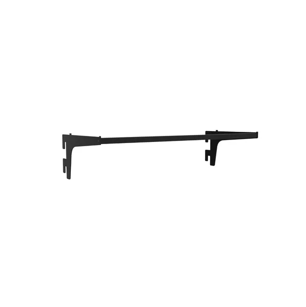 80x30cm - Horizontal hanger Faro with D30cm mounts, black