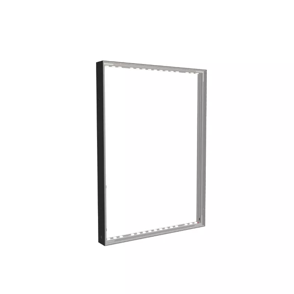 90x125cm - ściana Quadro Modularico M100LED, profil czarny