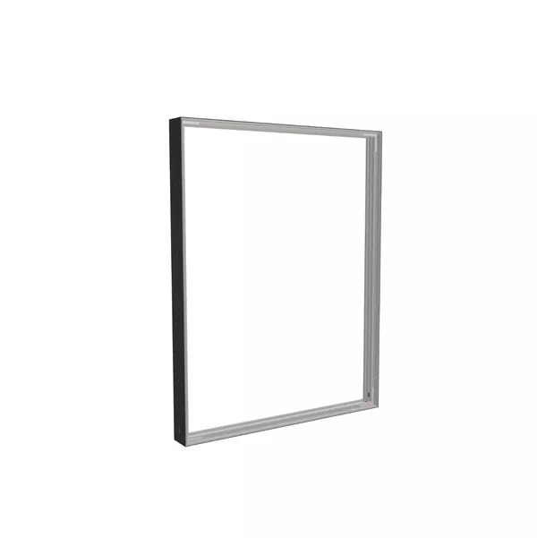 98x125cm - Quadro-Wand Modularico M100, schwarzes Profil