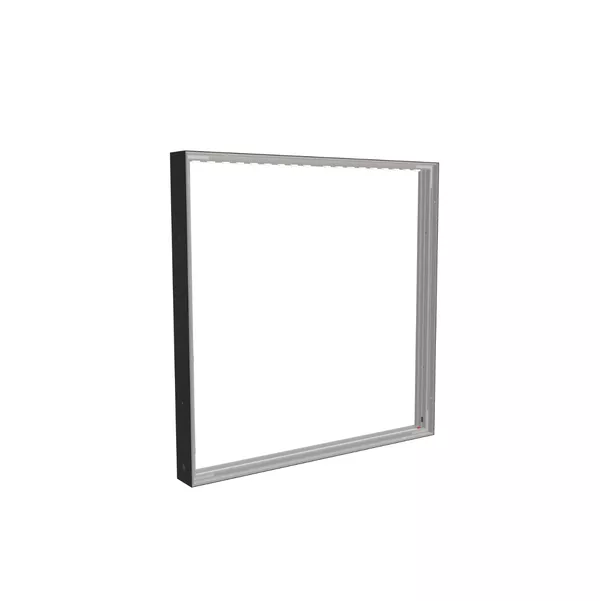 100x100cm - Mur Quadro Modularico M100LED, profil noir