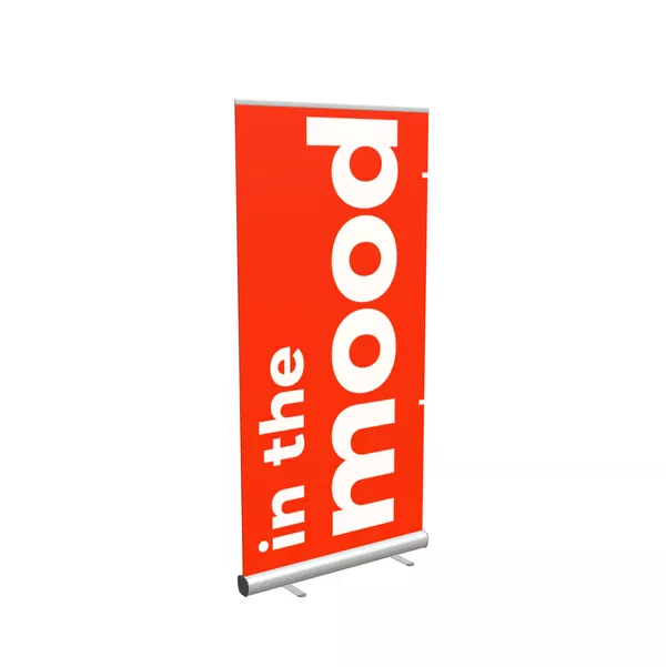 Roll-up Testudo 100cm, grafika Blockout Whiteback