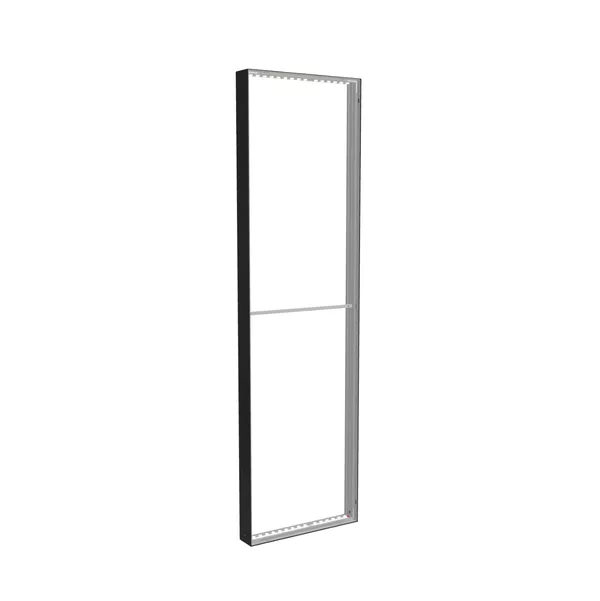 50x250cm - mur standard Modularico M100LED, profil noir [CLONE] [CLONE] [CLONE]