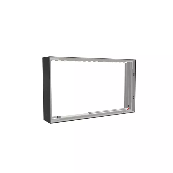 85x50cm - ściana standardowa Modularico M150LED, profil czarny