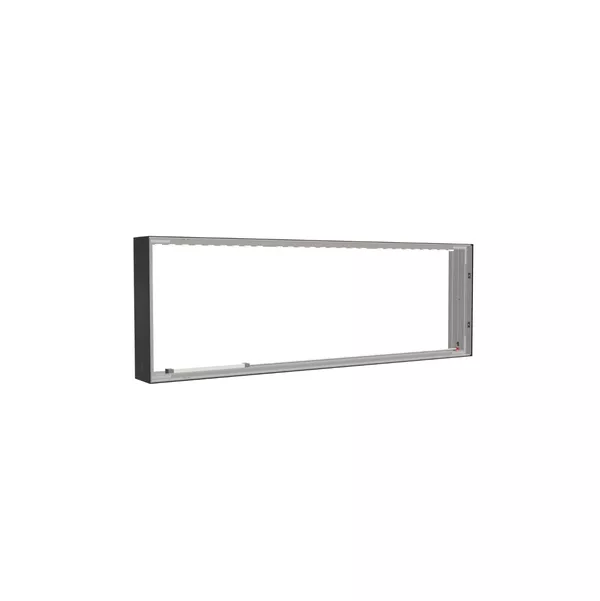 150x50cm - ściana standardowa Modularico M150LED, profil czarny