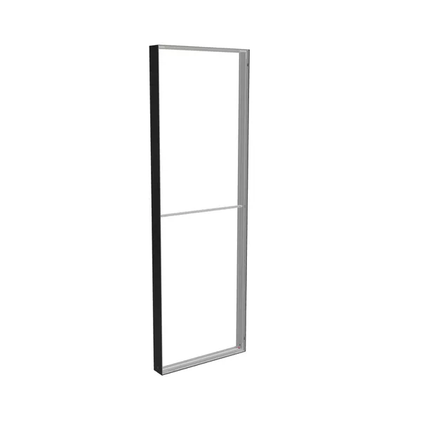 100x300cm - ściana standardowa Modularico M150, profil czarny