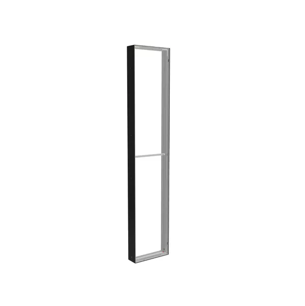 50x250cm - ściana standardowa Modularico M150, profil czarny