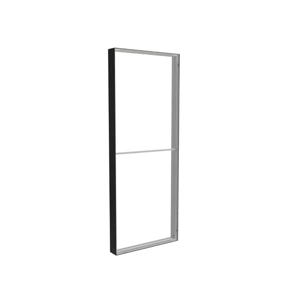 98x250cm - ściana standardowa Modularico M150, profil czarny