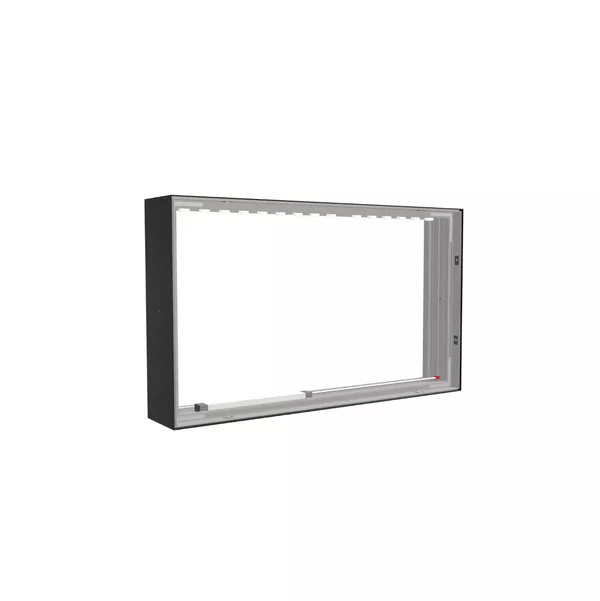 85x50cm - nadstawka ściany Modularico M150LED, profil czarny