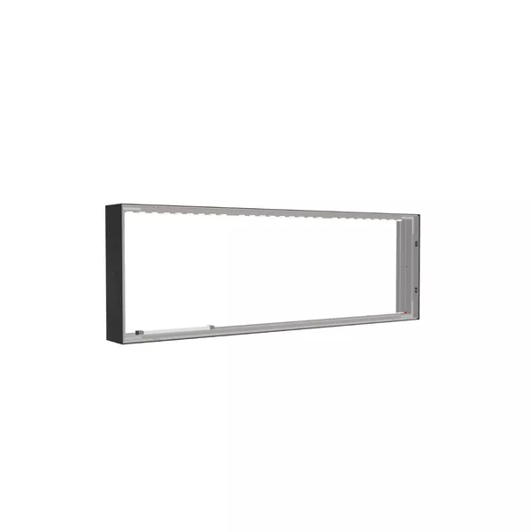 150x50cm - nadstawka ściany Modularico M150LED, profil czarny