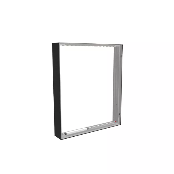 50x50cm - extension de mur Modularico M100LED, profil noir [CLONE] [CLONE] [CLONE]